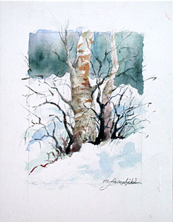 Winter Birches 344
