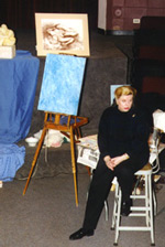 Demonstrating "Figure Drawing"