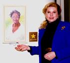 Marilynn Fairchild at Visions of Freedom Art Show